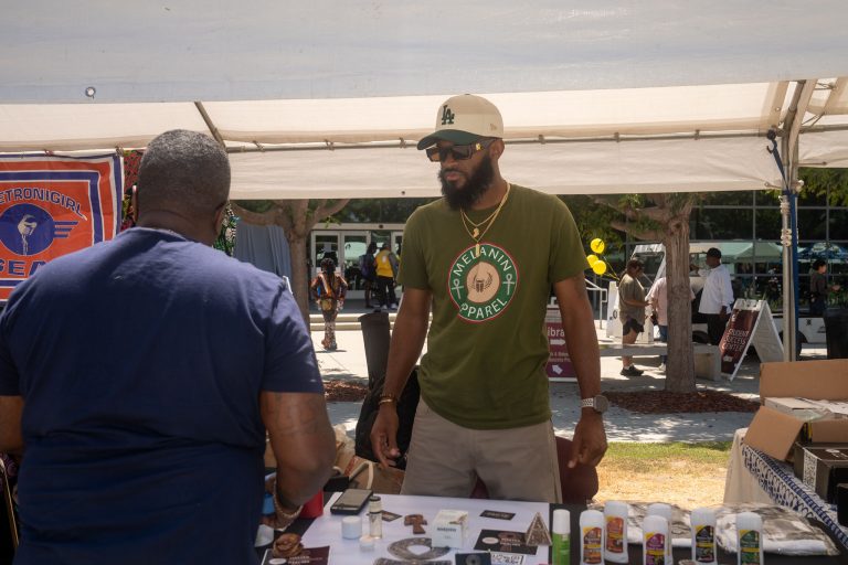 Vendor at Compton Fest