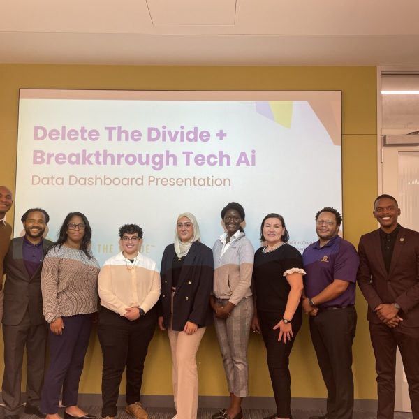 group of participants at break through tech ai