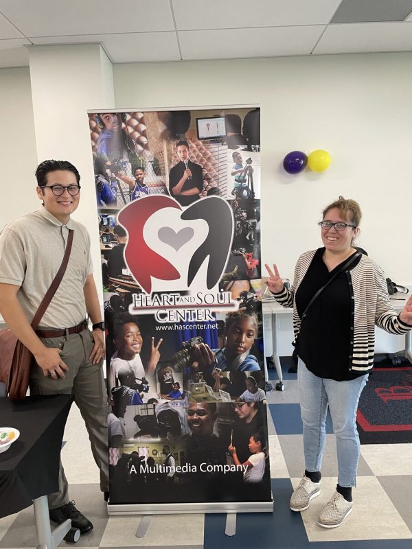 interns and recruiters at recruitment fair