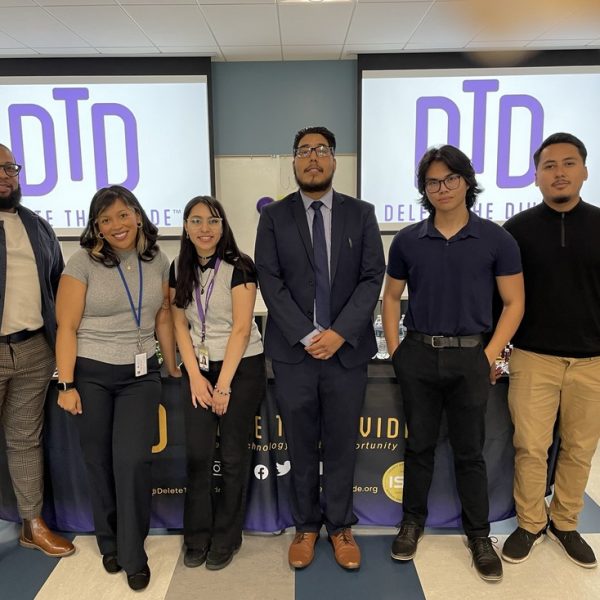 interns and supervisors at recruitment event