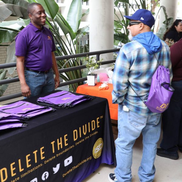 DTD staff talking to people