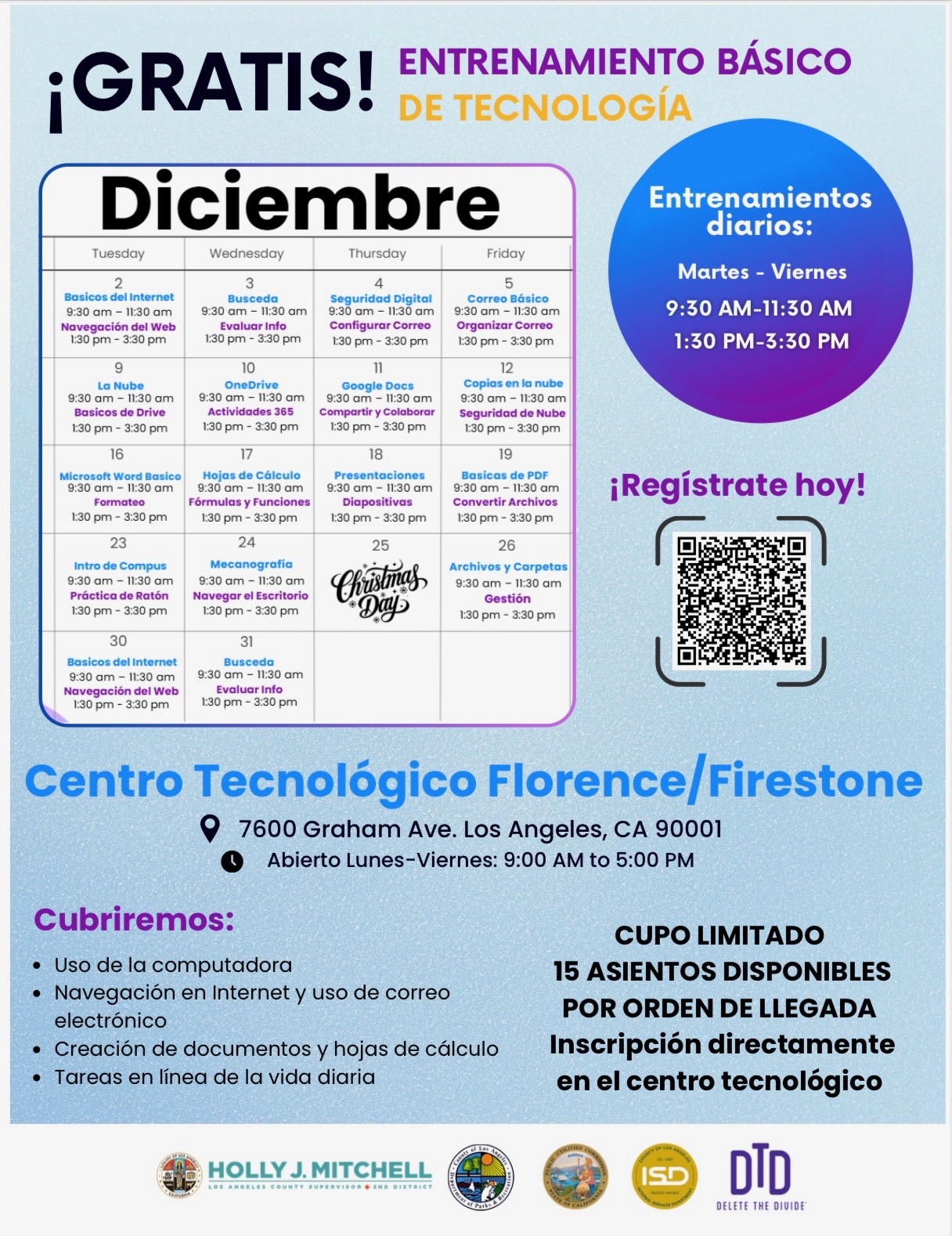 firestone schedule in spanish