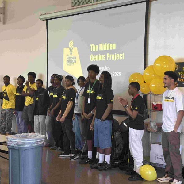 Black male youth participating in The Hidden Genius Project